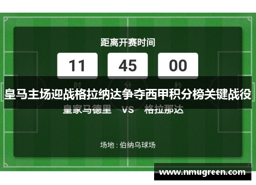 皇马主场迎战格拉纳达争夺西甲积分榜关键战役